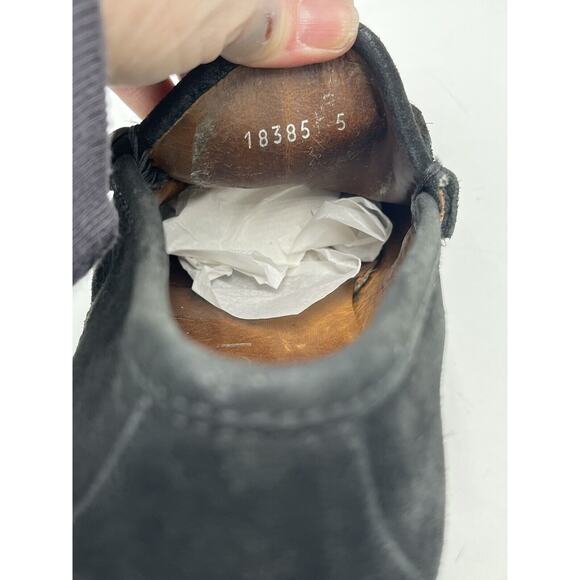 Gucci Women 1955 Horsebit Accent Black Suede Lugged Sole Loafers Size: 5D - Picture 11 of 16